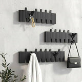 Premium Wooden Flip-Down Piano Hanger – Wall Mounted Storage Rack & Decorative Coat Hooks